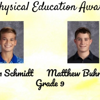 Grade 9-11 Awards